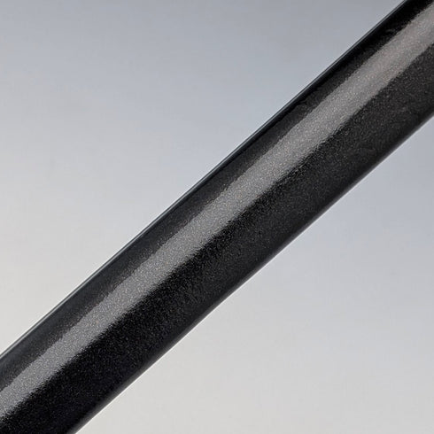 1889年 英国アンティーク ブラックシャフト 純銀製ロンデルハンドル 軽量ステッキ 杖 88cm